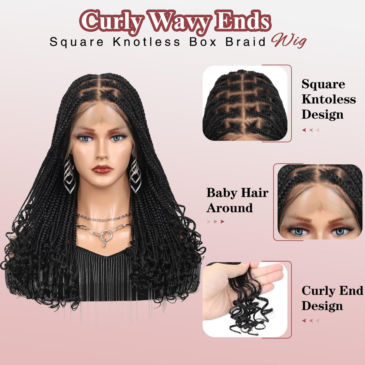 Kalyss wig featuring pre-plucked baby hairs for realism