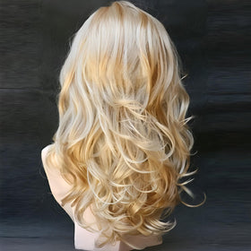 Kalyss wig cap with three combs and adjustable straps keeps the style secure.