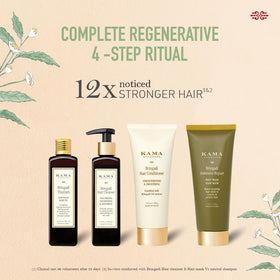 Bringadi Tailam oil texture closeup emphasizing smoothing benefits for hair.