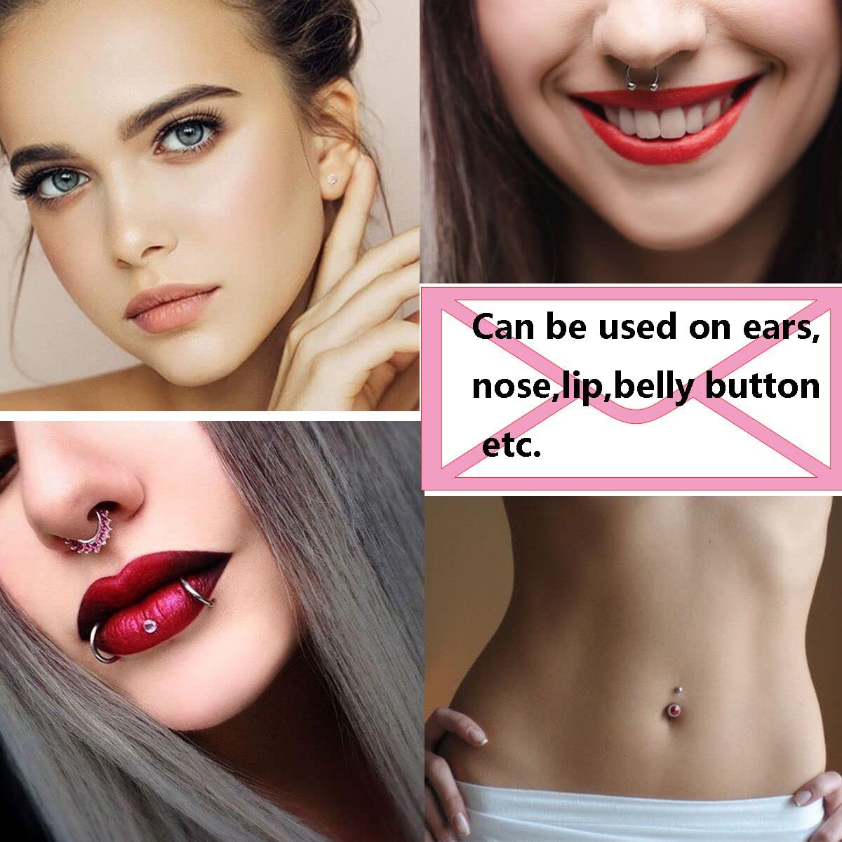 Kamija hypoallergenic nickel-free ear studs suitable for sensitive skin