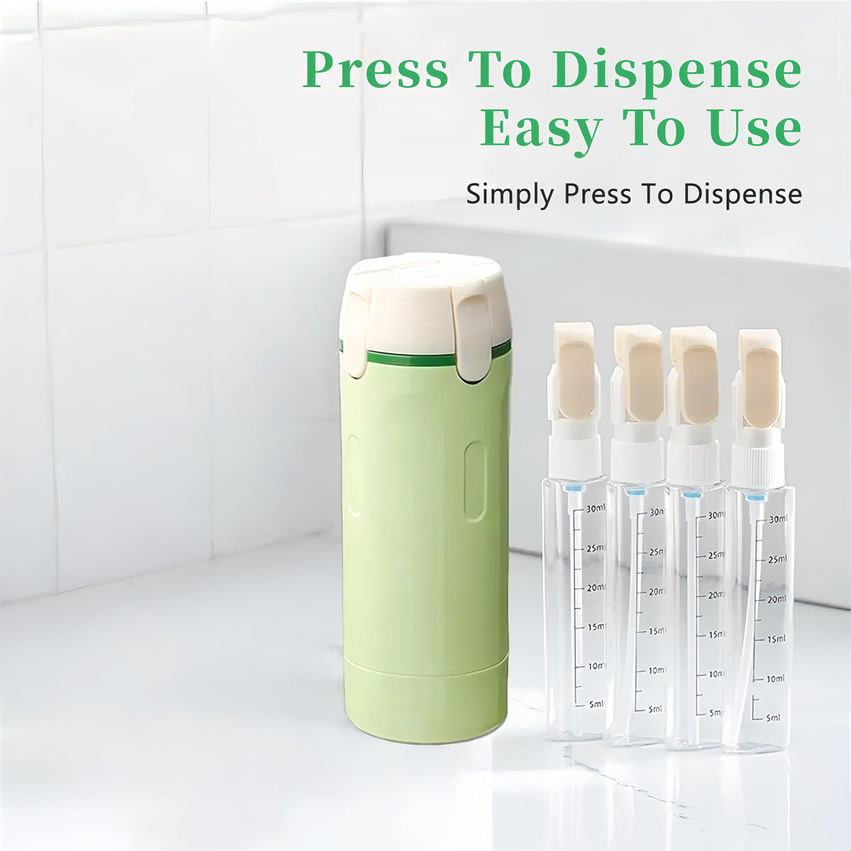 Kaminii compact travel kit with light shielding preserves freshness.
