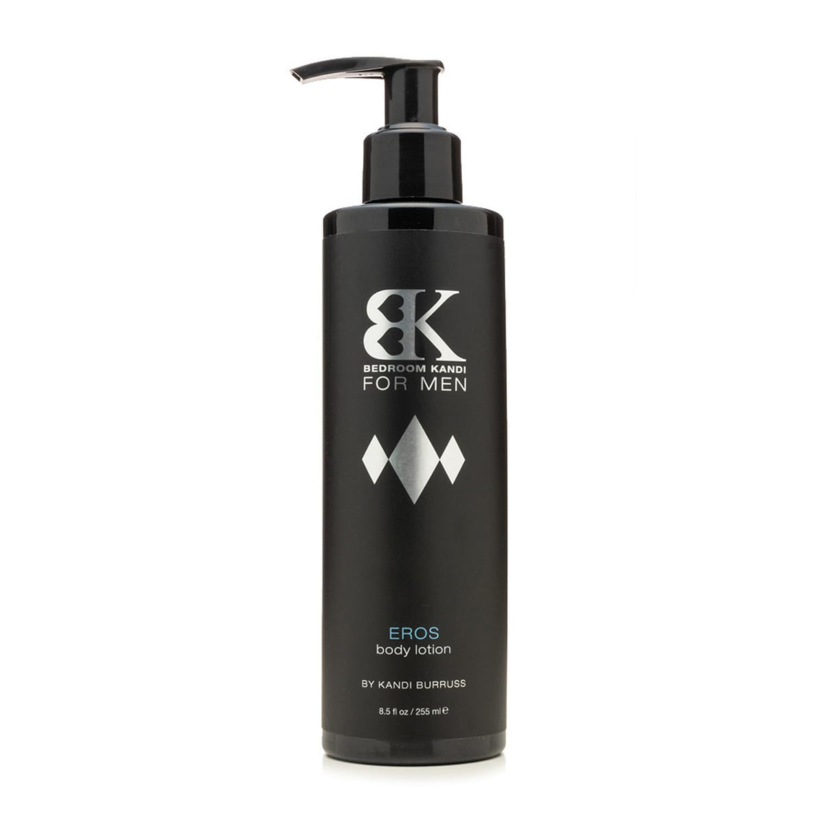 Kandi Bedroom Lotion bottle being poured for quick, refreshing moisturization
