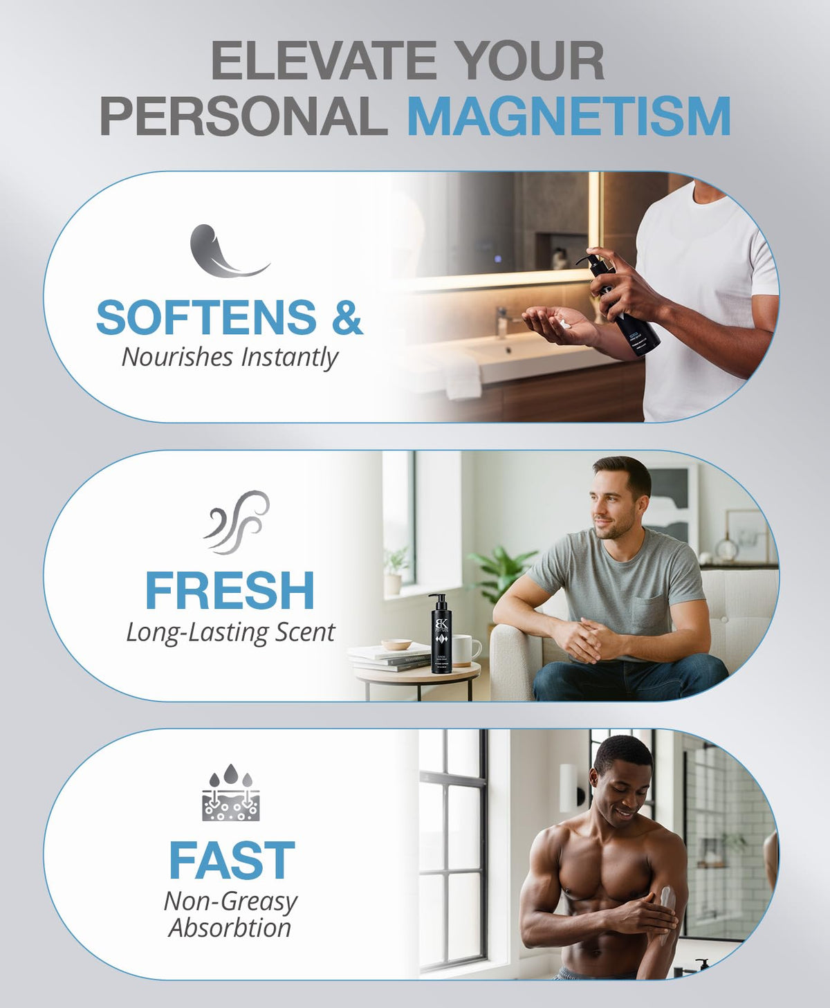 Kandi Bedroom Lotion fast-absorbing texture leaves skin smooth