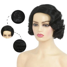 Kaneles heat-resistant synthetic fiber wig for long-lasting style.