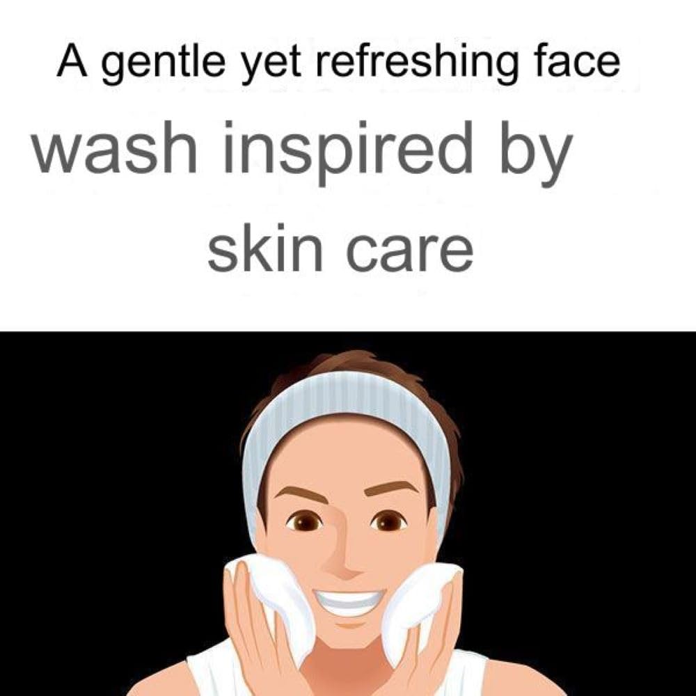 Kao Biore Mens Double Scrub Wash texture close-up with scrub beads
