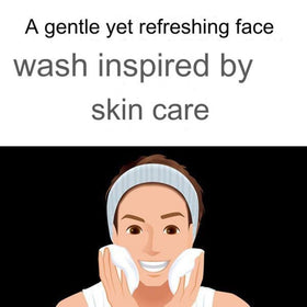Kao Biore Mens Double Scrub Wash texture close-up with scrub beads