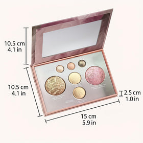 Kapeine finish on skin, soft glow and color payoff.