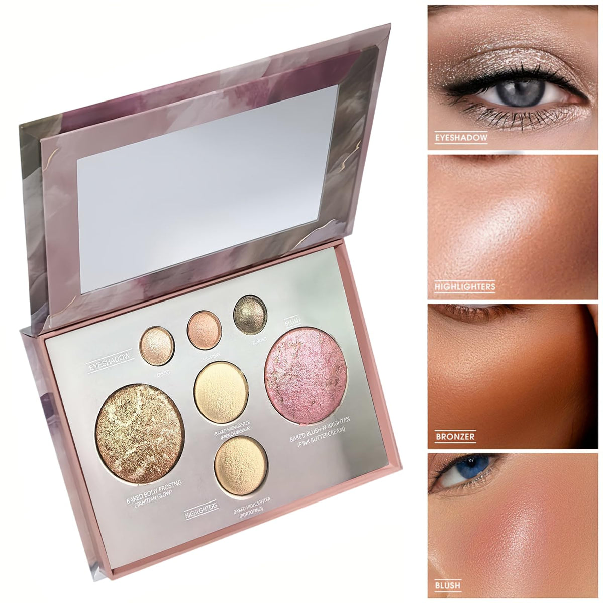 Kapeine travel-size compact, perfect for purse touch-ups.