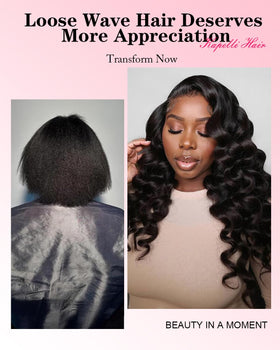 Kapelli Hair 5x5 lace closure with natural look and pre-plucked baby hairs