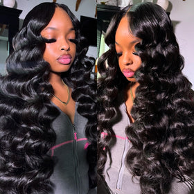 Kapelli Hair loose deep wave bundles with 5x5 closure for seamless scalp blends