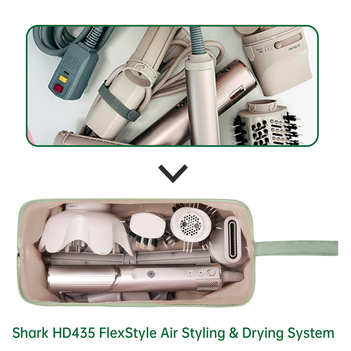 KarSyon Shark Flex Style Case compatible with Airwrap and Shark FlexStyle.