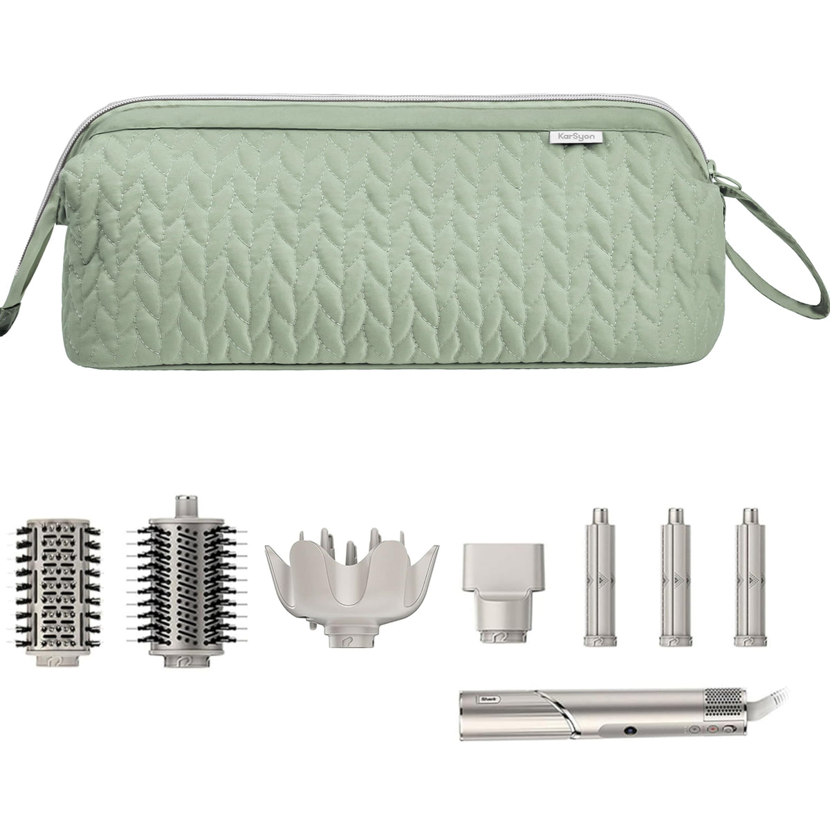 KarSyon Shark Flex Style Case wide doctor-bag opening for quick access.