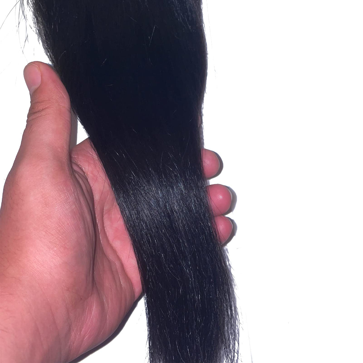 KARA HAIR FASHIONISTA Blue #1B shade close-up for versatile styling.