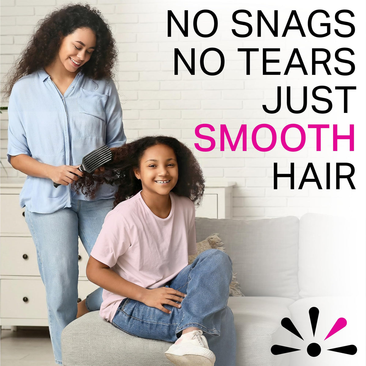 KareCo Premium Tangle Buster Brush travel case image for on-the-go detangling