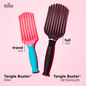 KareCo 3-pack detangling brushes in packaging showcasing the bundle