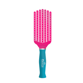 KareCo Tangle Buster mini teal front view ideal for on-the-go touch-ups
