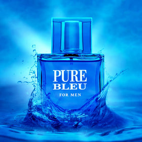Karen Low Pure Blue on a dresser, ideal for everyday wear.