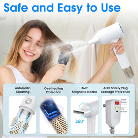 KARFUN hair dryer automatic cleaning mode for simple maintenance.