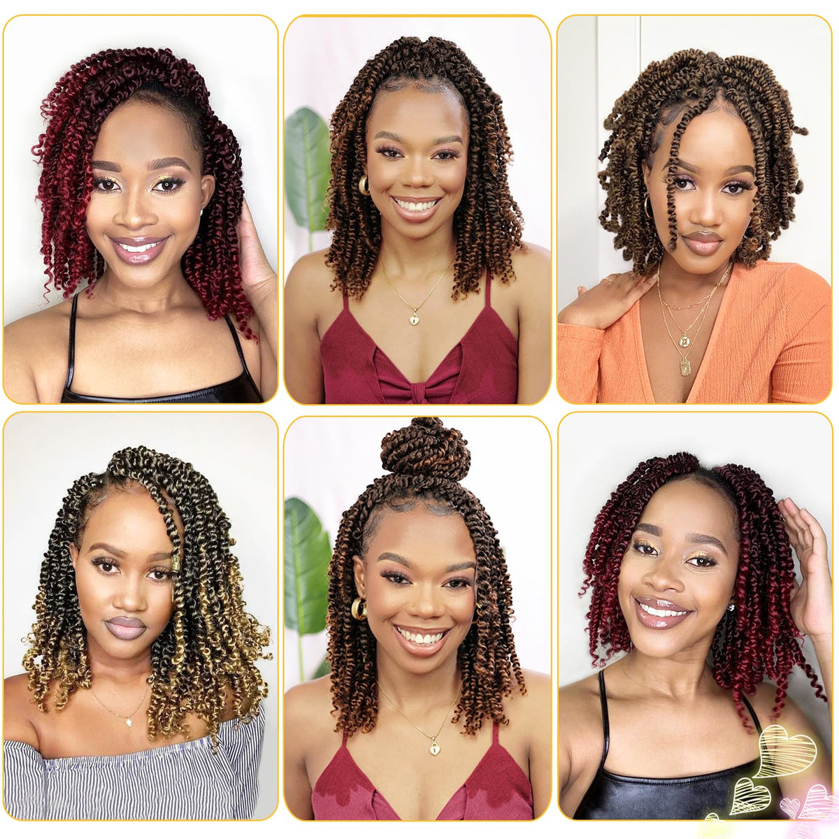 Karida Passion Twist crochet hair set, lightweight and comfortable for daily wear