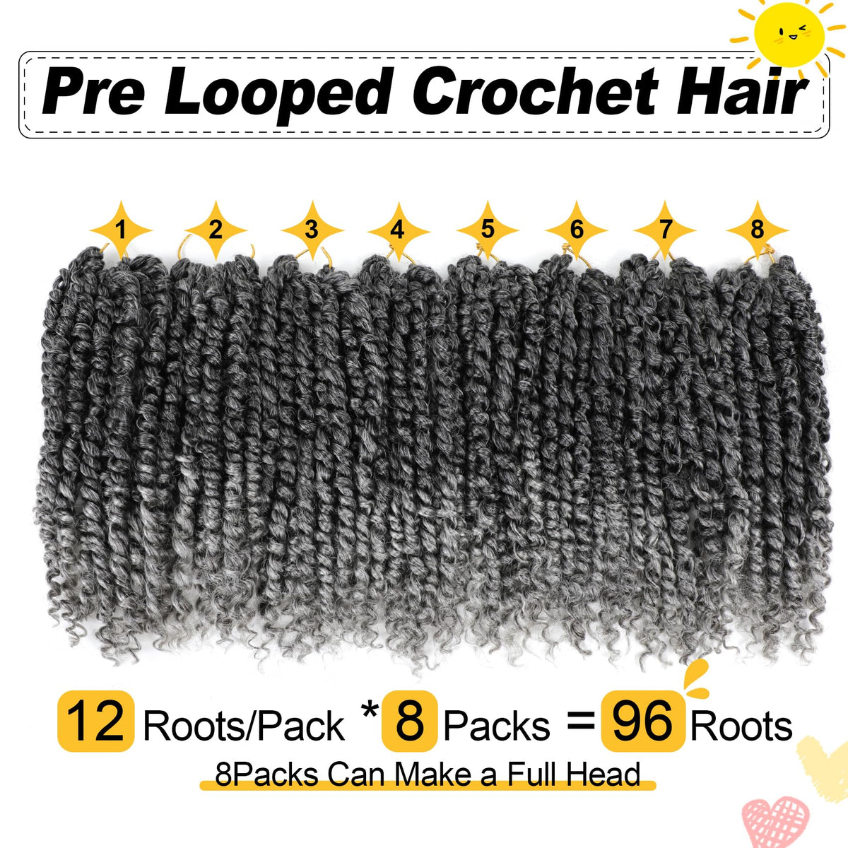 Karida Passion Twist hair close-up, soft fluffy fibers for natural movement