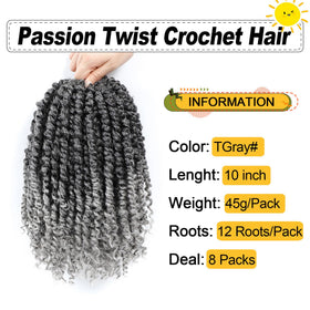 Karida Passion Twist pre-looped crochet detail enabling beginner-friendly installation