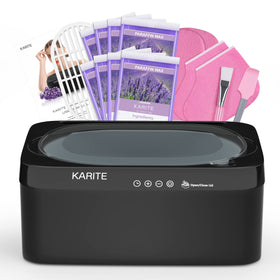 Karite paraffin wax machine with auto-open lid for faster sessions and ease of use.