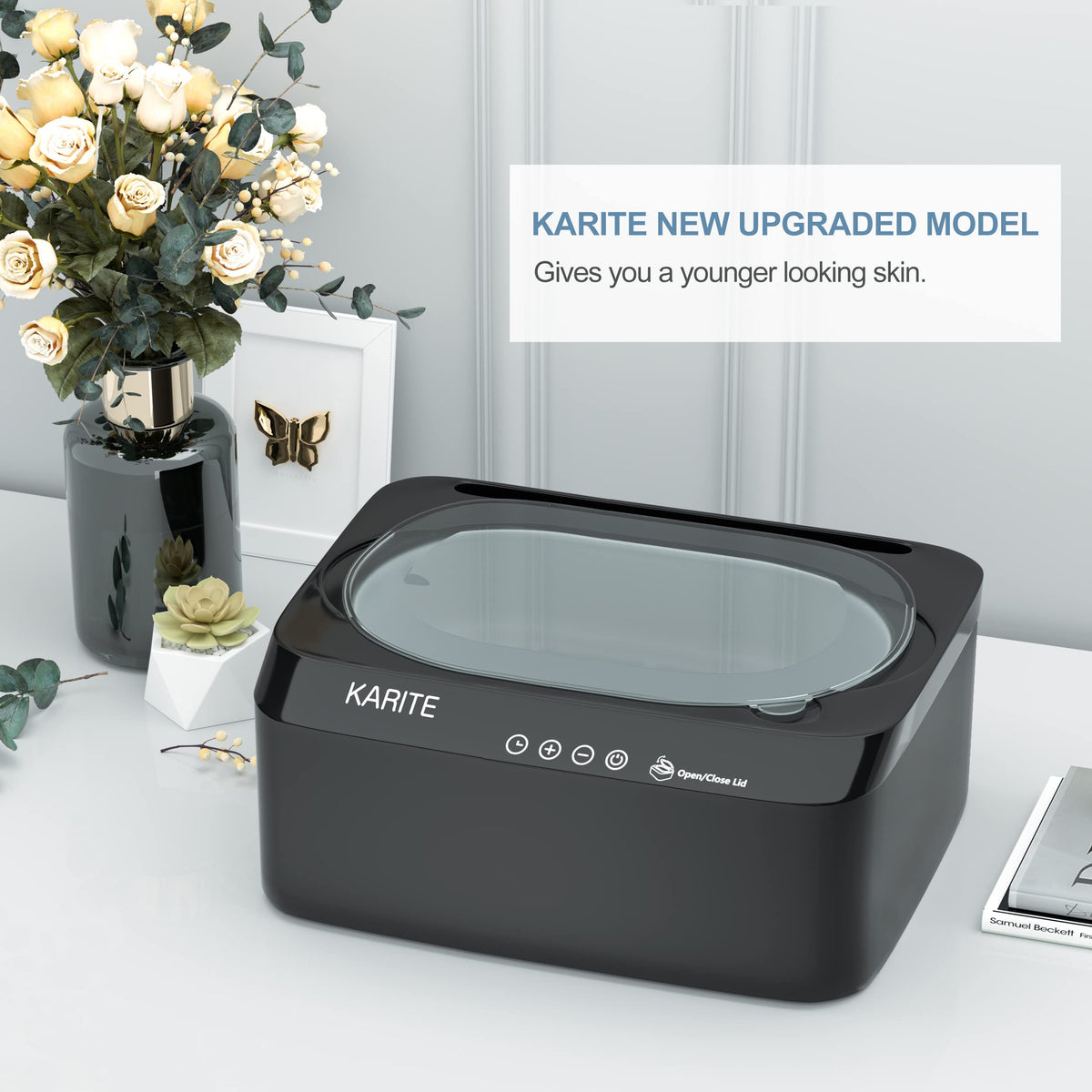 Karite paraffin wax machine includes warranty and 24/7 online support for reassurance.