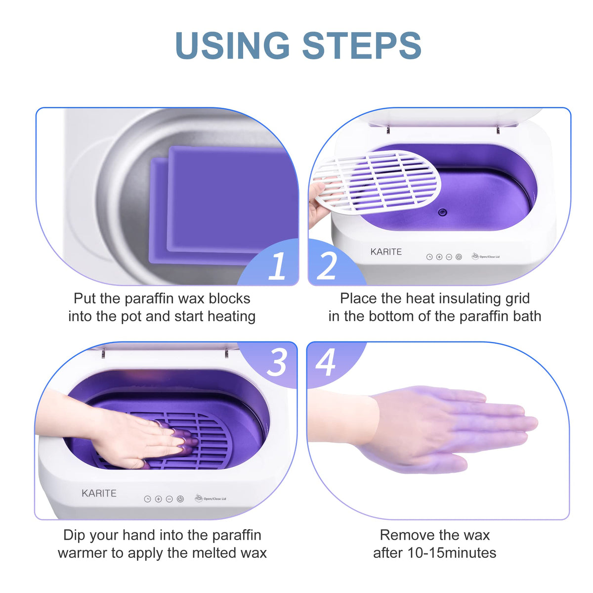 Karite wax pot delivers quick melt for faster setups
