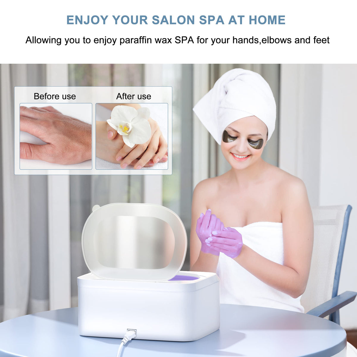 Karite paraffin wax temperature control for precise heat