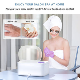 Karite paraffin wax temperature control for precise heat