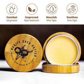 Karité murumuru butter feature, smoothing lip texture with natural moisturization.