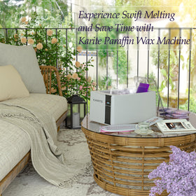 Karite gift set packaging for a complete spa warming experience