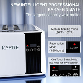 Karite wax bath image focused on hands and feet treatment