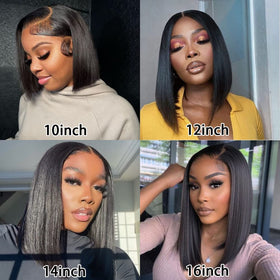 Karlami Bob Wig breathable lace front improves wear comfort