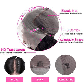 Karlami Bob Wig medium-cap closefit for comfortable all-day wear