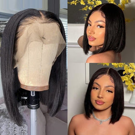 Karlami Bob Wig styling-ready image showing heat compatibility