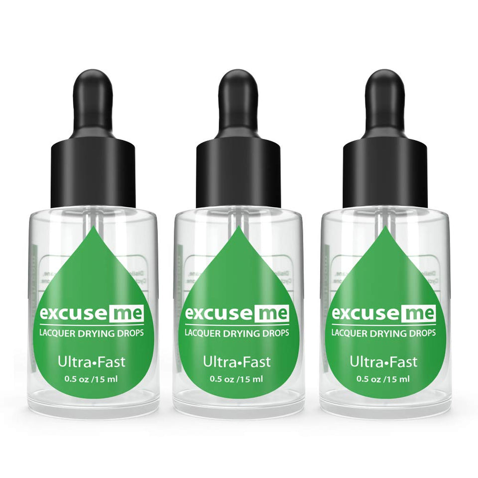 Karlash Excuse Me Nail Polish Drops bottle for quick-dry nails.