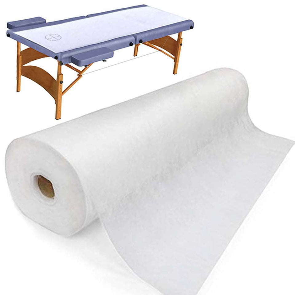 Karlash PandaSpa 30gsm bed sheet roll with precut hole for fast setup.