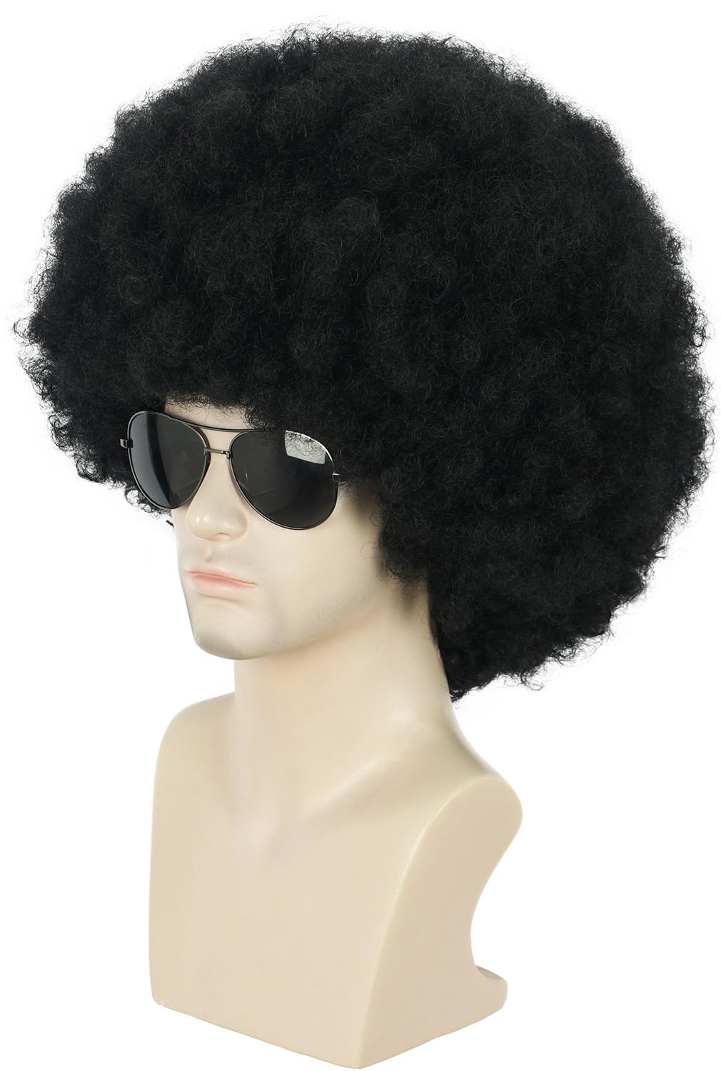 Karlery Afro curly wig back view highlights full volume ideal for themed gatherings.