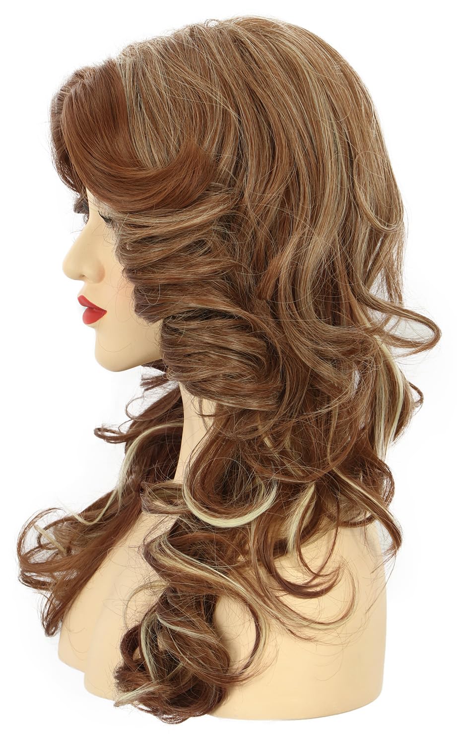 Karlery Halloween wig feathered style for dramatic costume accents