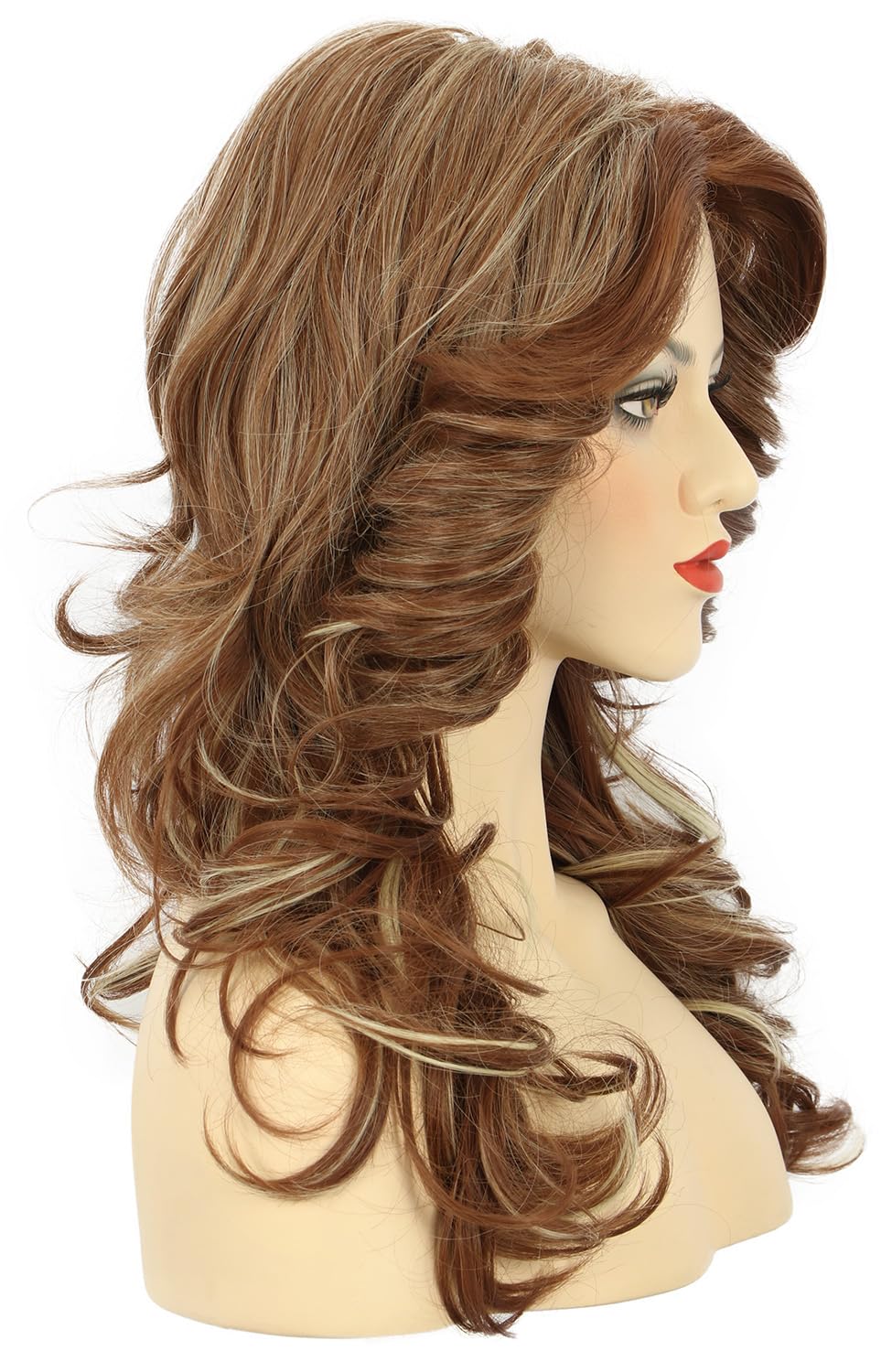 Karlery wedding party wig adds elegant retro volume