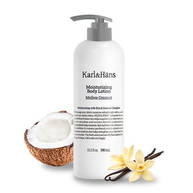 Karl&Häns Moisturizing Body Lotion bottle front showing deep hydration.