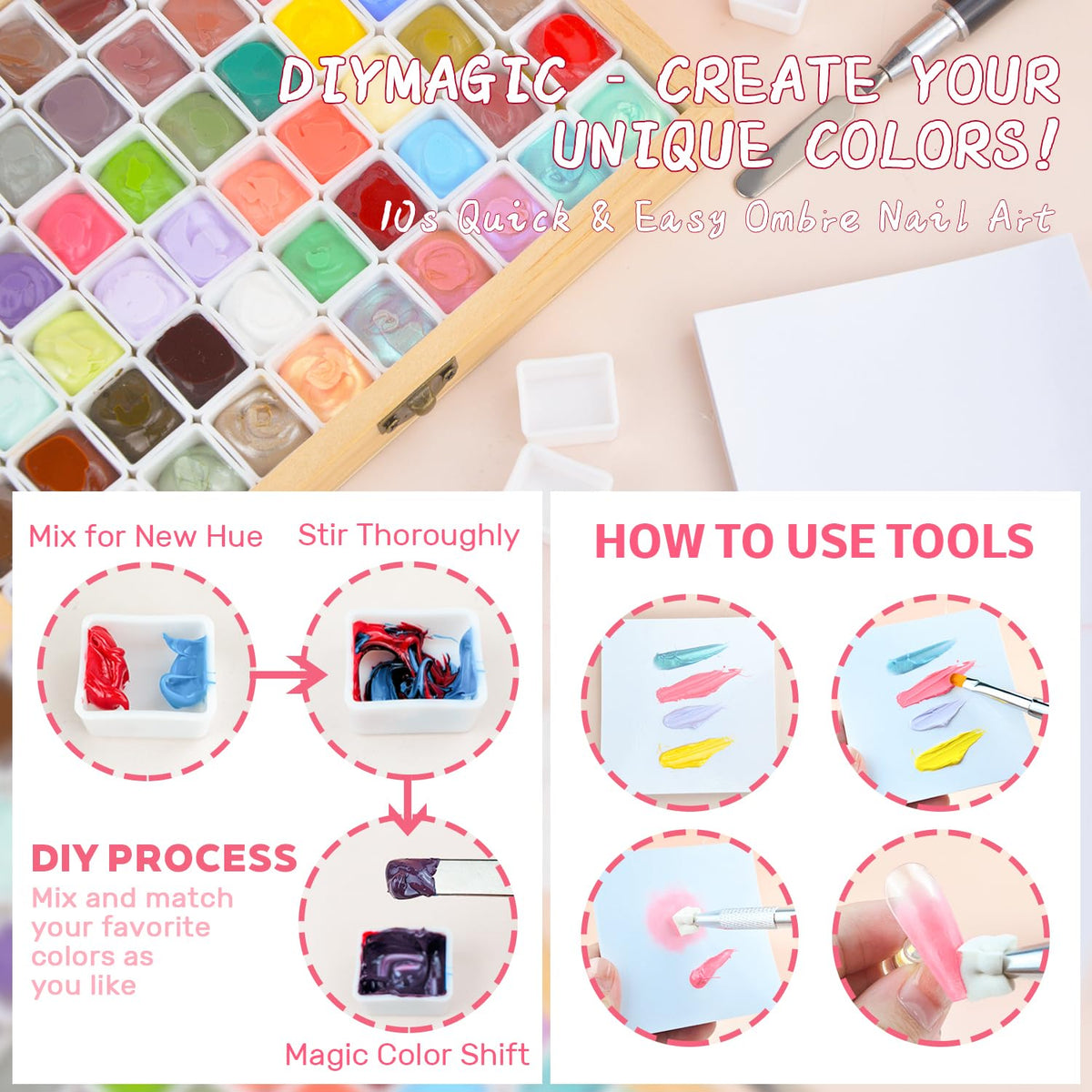 Karroy blooming and stamping options expand at-home designs.