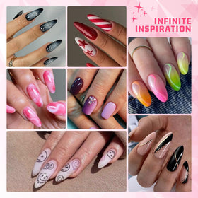 Karroy collection includes 100 sponges, 6 brushes, and 1 grabber for nails