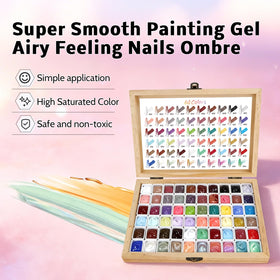 Karroy nine-techniques palette enables diverse nail art options.