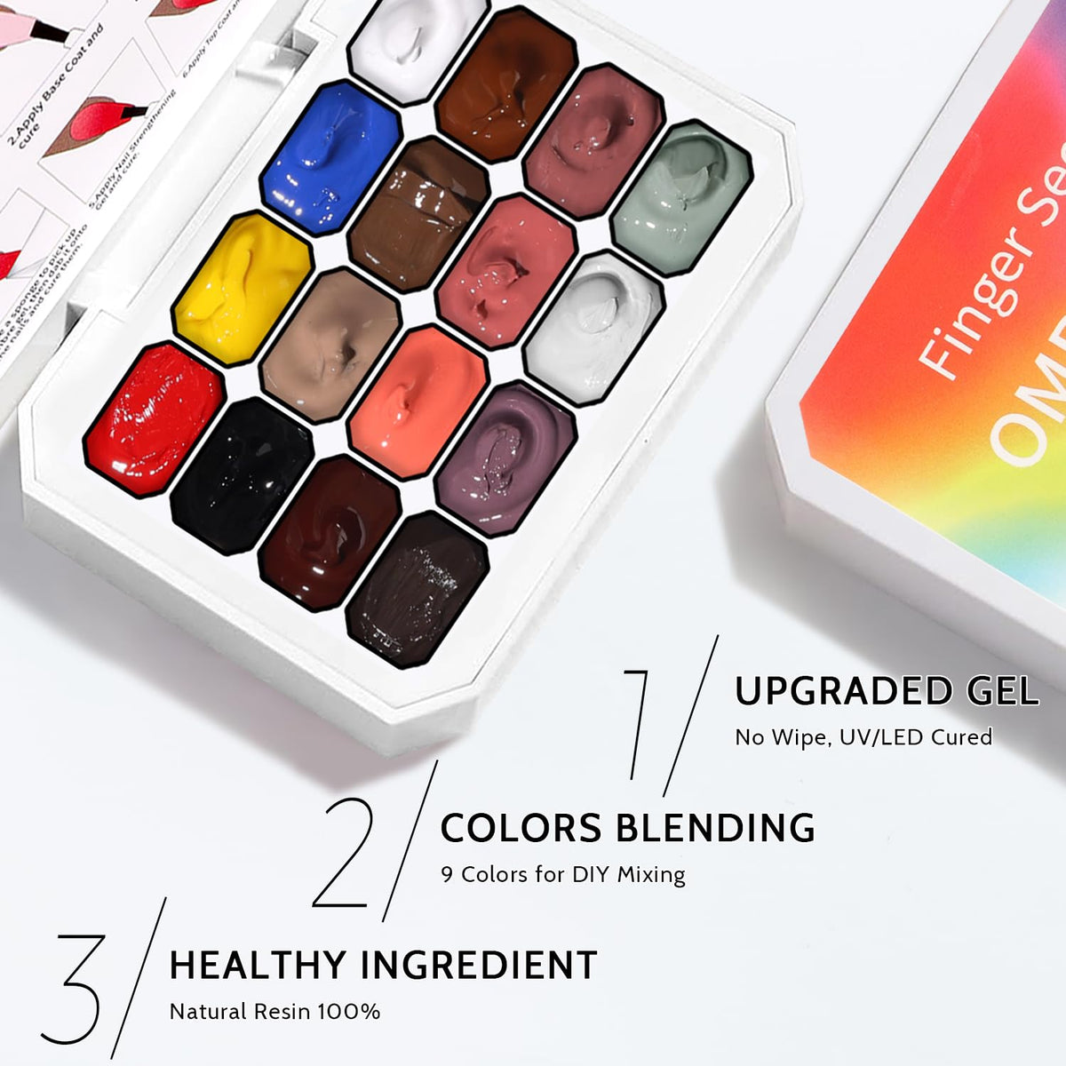 Karroy solid nail gel supports multiple nail-art techniques.