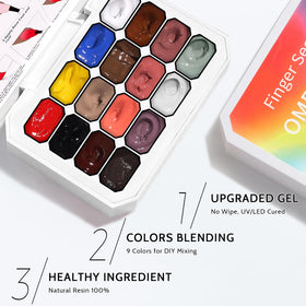 Karroy solid nail gel supports multiple nail-art techniques.