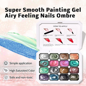 Karroy sponge-patting technique demonstrated for seamless color blending