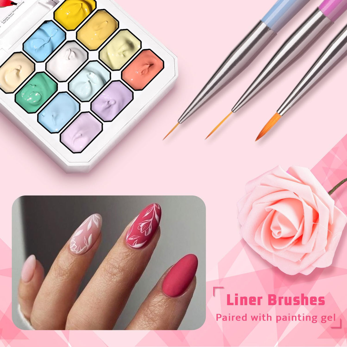 Karroy UV/LED cure compatible gel nails for quick results