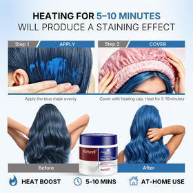 Karseell Blue Color Depositing Conditioner color-refresh scene for longer-lasting vibrancy